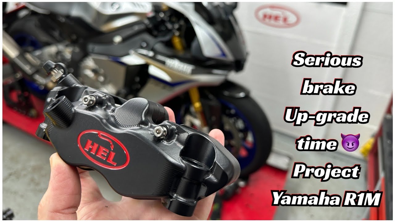 Motorcycle Brake Caliper Replacement Upgrade Guide - HEL Performance Upgrade for Yamaha R1M