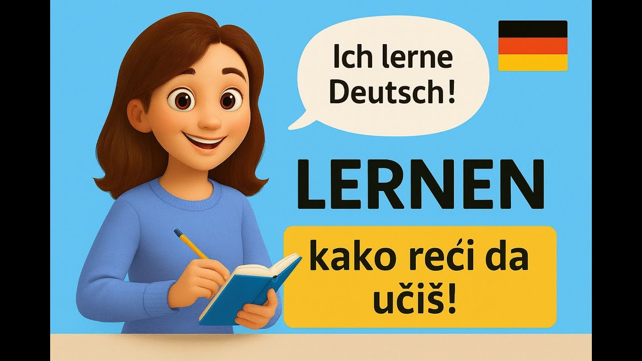 Glagol LERNEN 🇩🇪 – kako reći da učiš! | Njemački A1