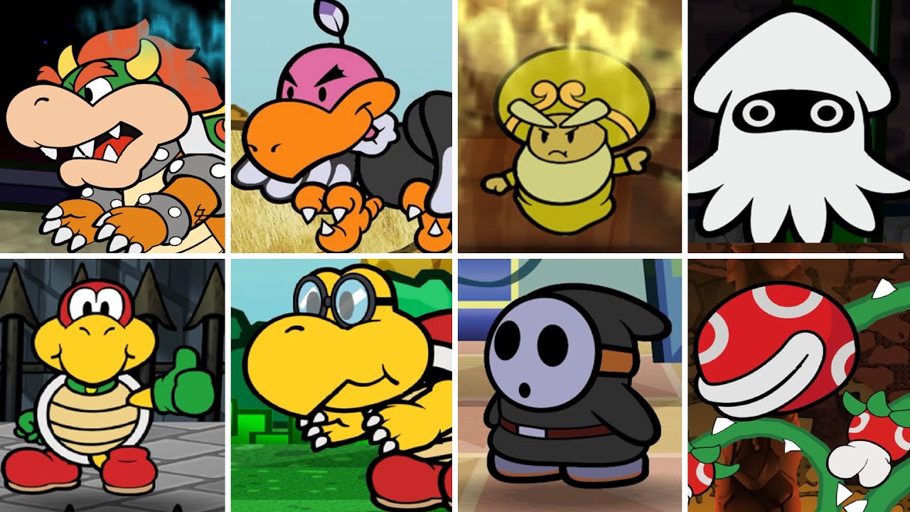 Paper Mario [N64] ALL Bosses WITHOUT Damage!