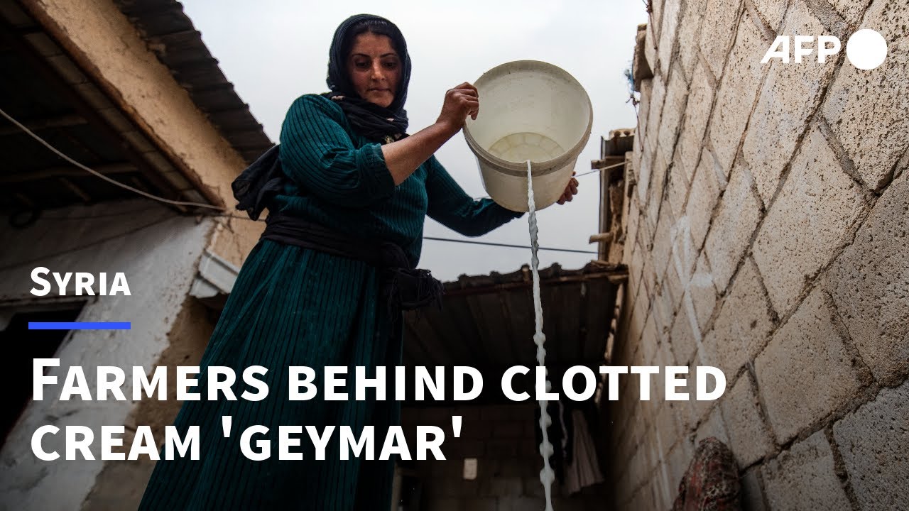 Syrian farmers behind 'geymar', the creamy breakfast delight | AFP