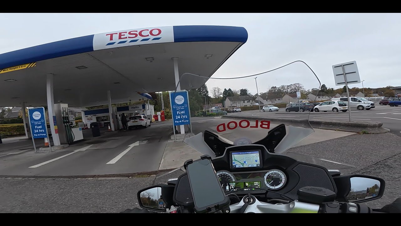 NERVS Blood Bike CHELLE - R6/6 - PORTGORDON to ELGIN ( TESCO FUEL )