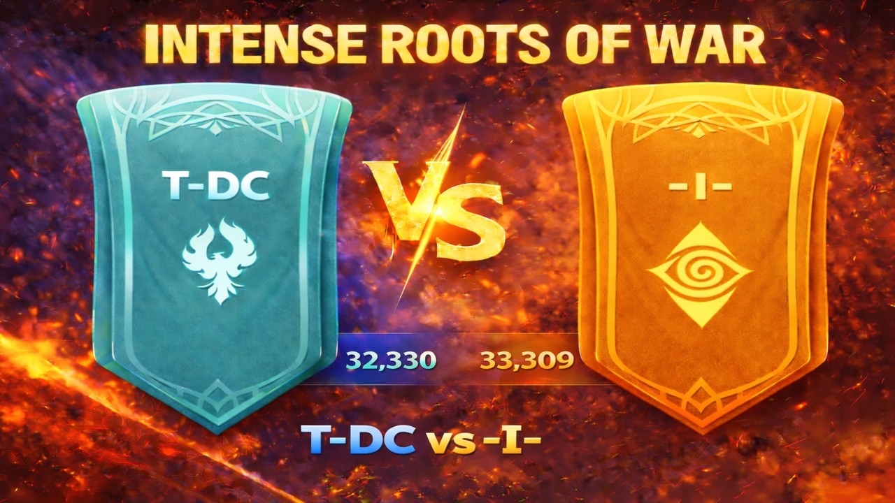 Closest Roots of War I've Ever Been In! -I- vs T-DC!! Call of Dragons!!!