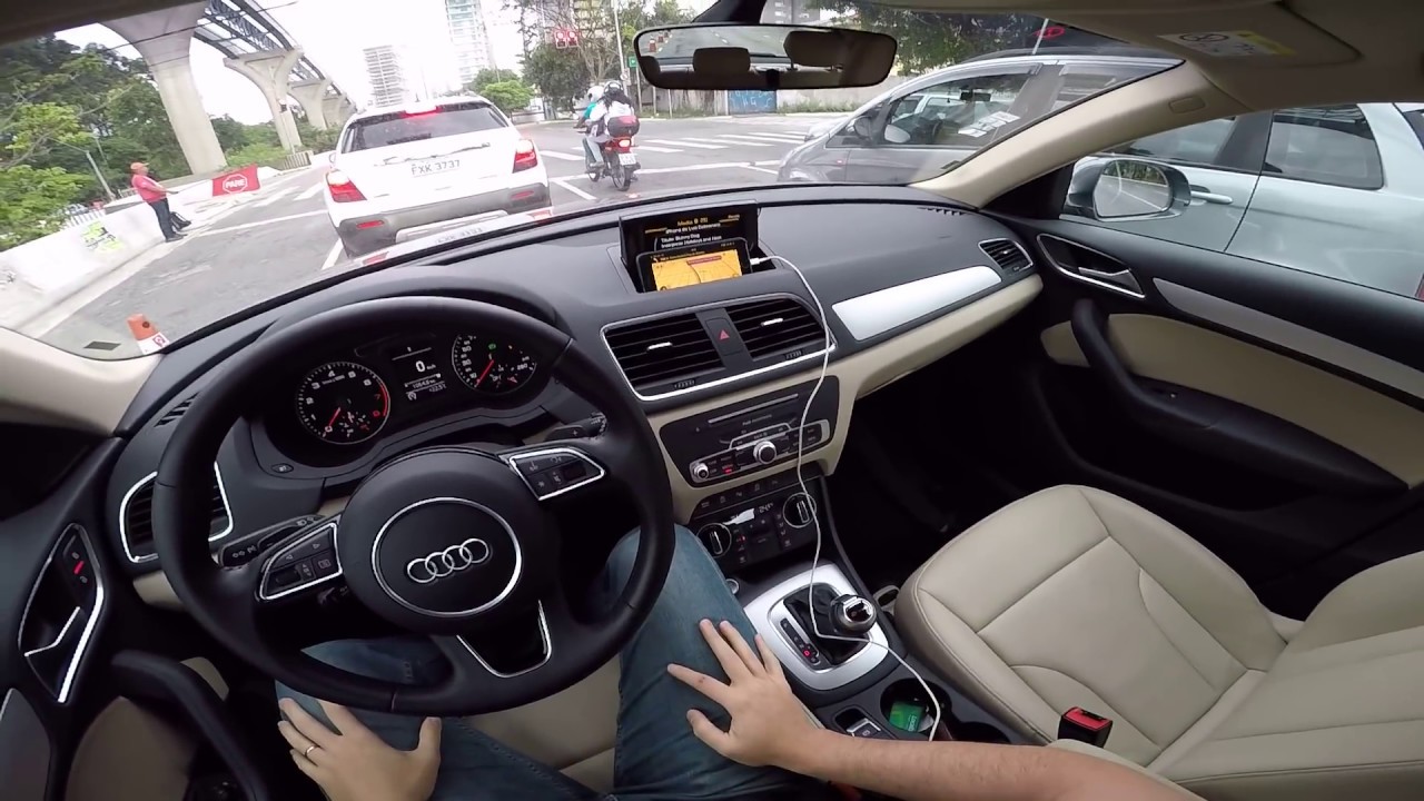 Avaliação na Marginal Pinheiros | Audi Q3 1.4 TURBO DSG | Test Drive Onboard POV GoPro