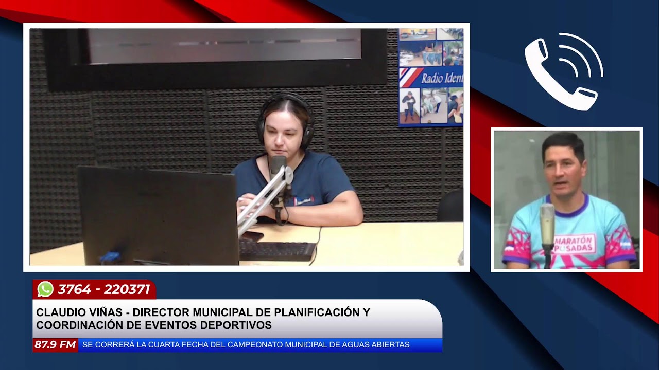 CLAUDIO VIÑAS - DIRECTOR MUNICIPAL DE PLANIFICACIÓN Y COORDINACIÓN DE EVENTOS DEPORTIVOS