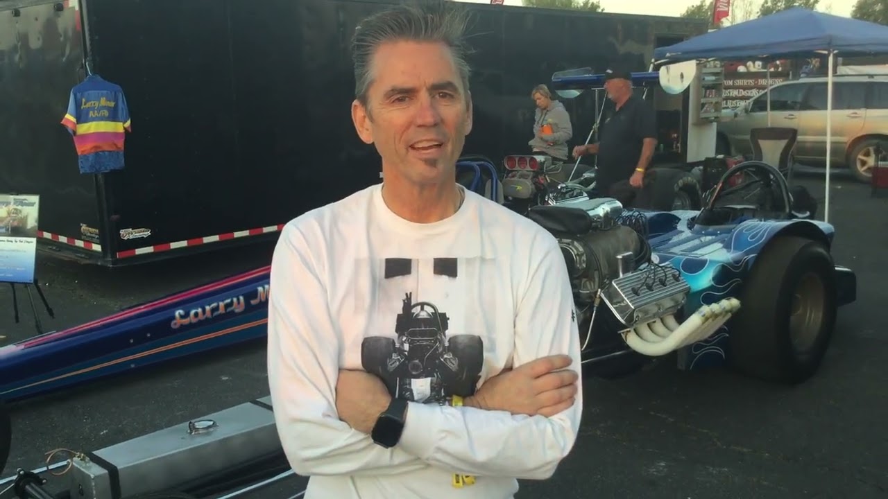 Larry Dixon￼ at the 2025 hot rod reunion at Famoso￼