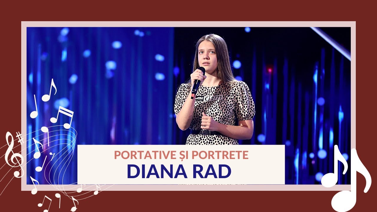 DIANA RAD uimește cu vocea ei | Muzica LIVE | Portative si Portrete - Penina Cirt