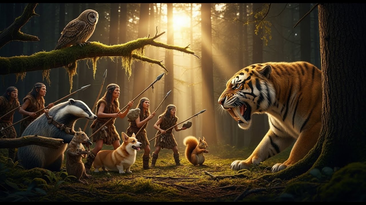 Survival in the Primordial World | Hominids vs The Most Fearless Predators