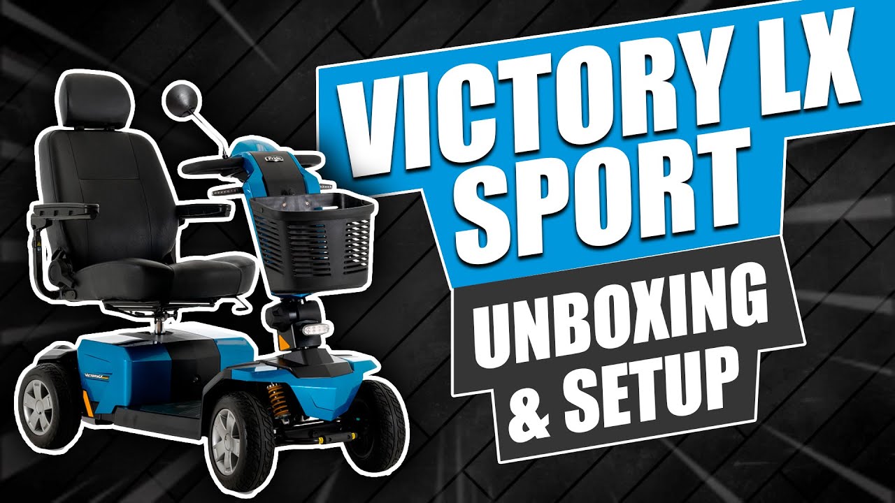📦Victory LX Sport Mobility Scooter Unboxing & Setup
