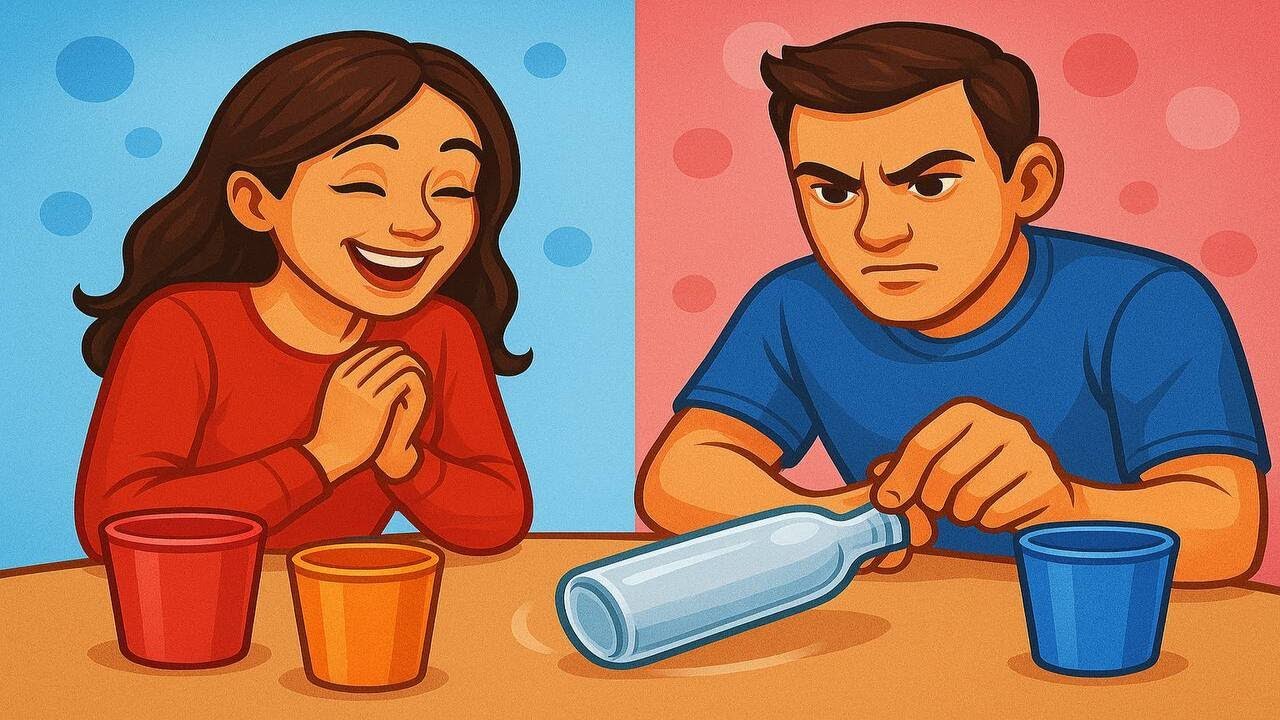 Bottle Flip Tic Tac Battle