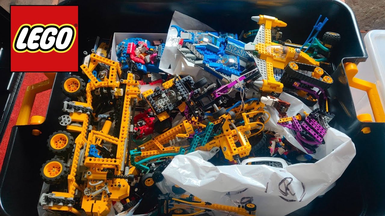Vrac Lego de mon enfance :  Star Wars, Technic, City, System, Model Team etc.