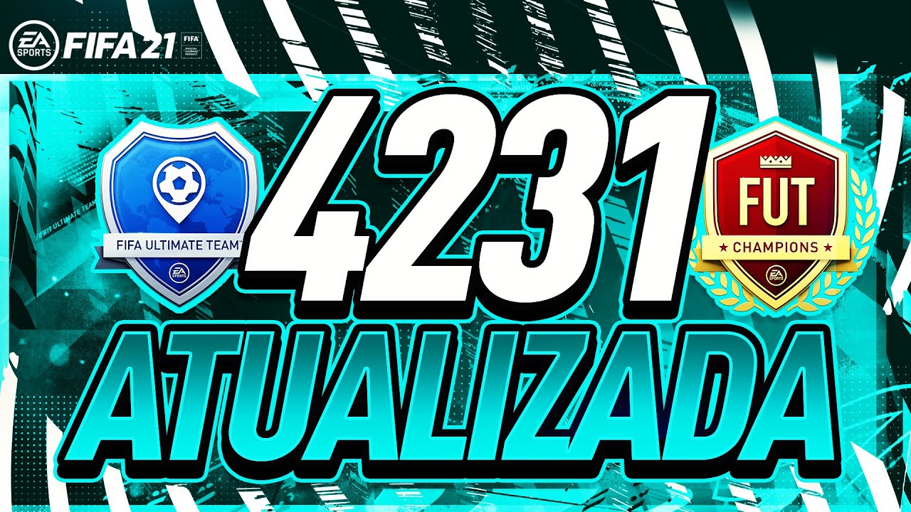 FIFA 21 - TÁTICA 4-2-3-1 ATUALIZADA APÓS ATUALIZAÇÃO!