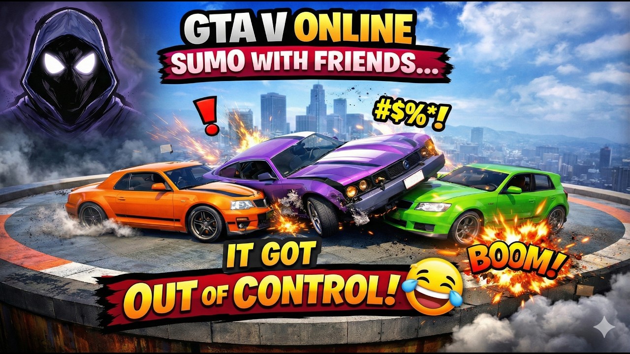 GTA V Online Sumo with Friends Was PURE CHAOS 😂 [ PART - 3 ]