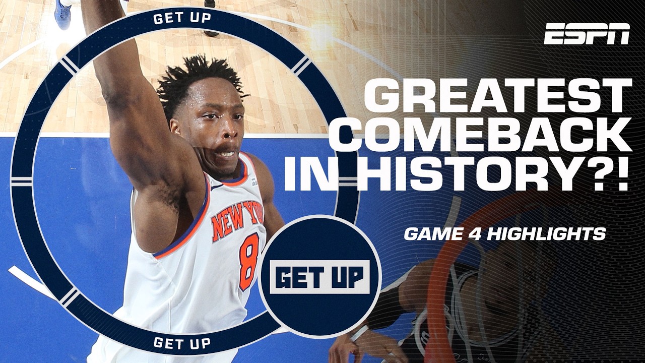 'GREATEST COMEBACK IN THE HISTORY OF BASKETBALL!' 🗣️ - Greeny on Game 4️⃣ | Get Up