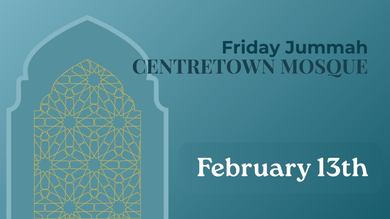 Jummah Khutbah Imam Dr. Muhammad Suliman February 13th, 2025