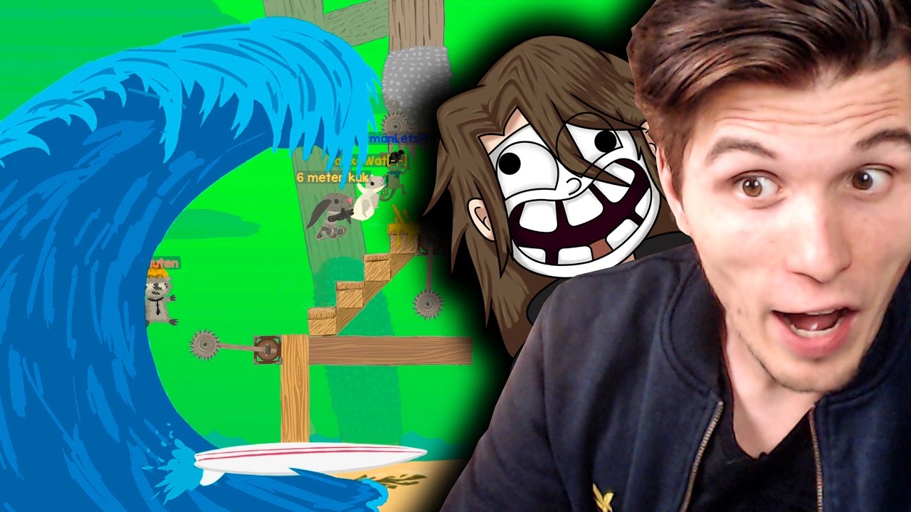 ZWEI DUMMKÖPFE VS. KILLERWELLE ✪ ULTIMATE CHICKEN HORSE mit GLP