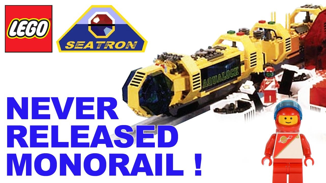Never released Lego Monorail  - The Seatron theme that never was