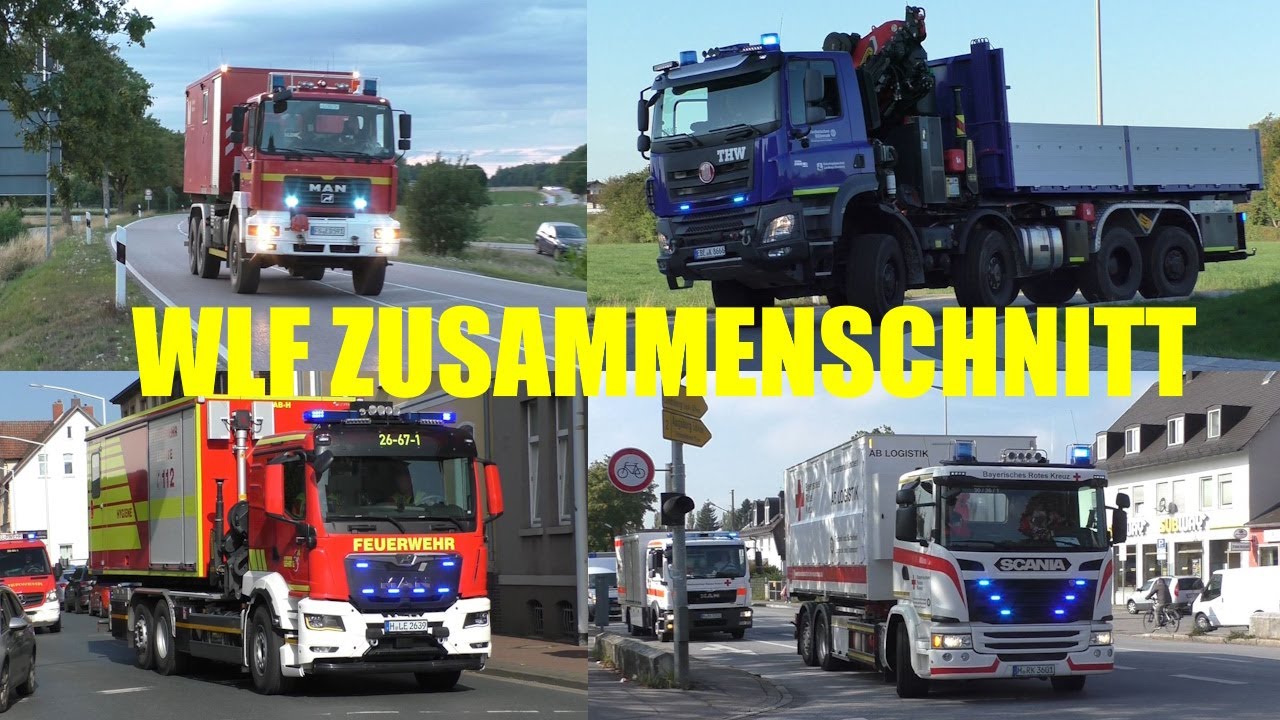 [WECHSELLADER ZUSAMMENSCHNITT] Einsatzfahrten von verschiedenen WLF‘s