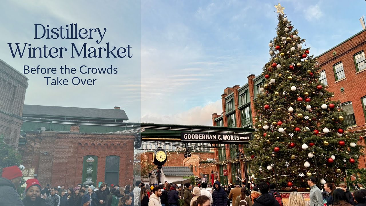 Visit the Distillery Winter Market: Before the Crowds Take Over
