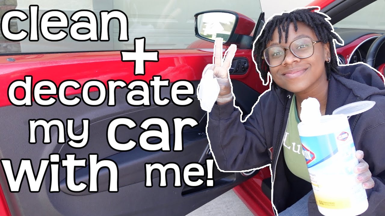 clean + decorate my Volkswagen Beetle with me!