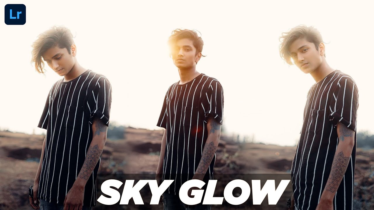 How to Add Sky Glow In Photo Using Lightroom 🔥❤️