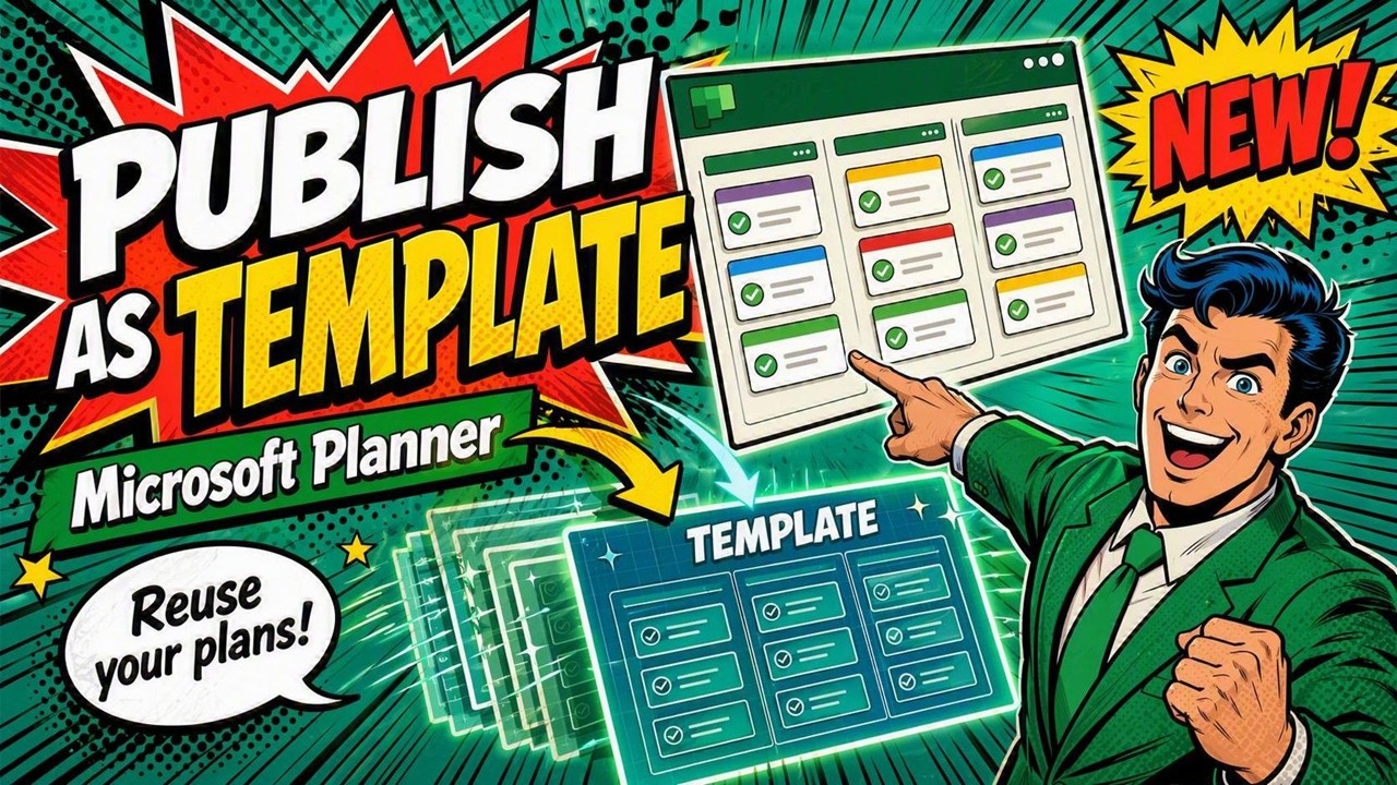 Новинка в Microsoft Planner: публикация в качестве шаблона