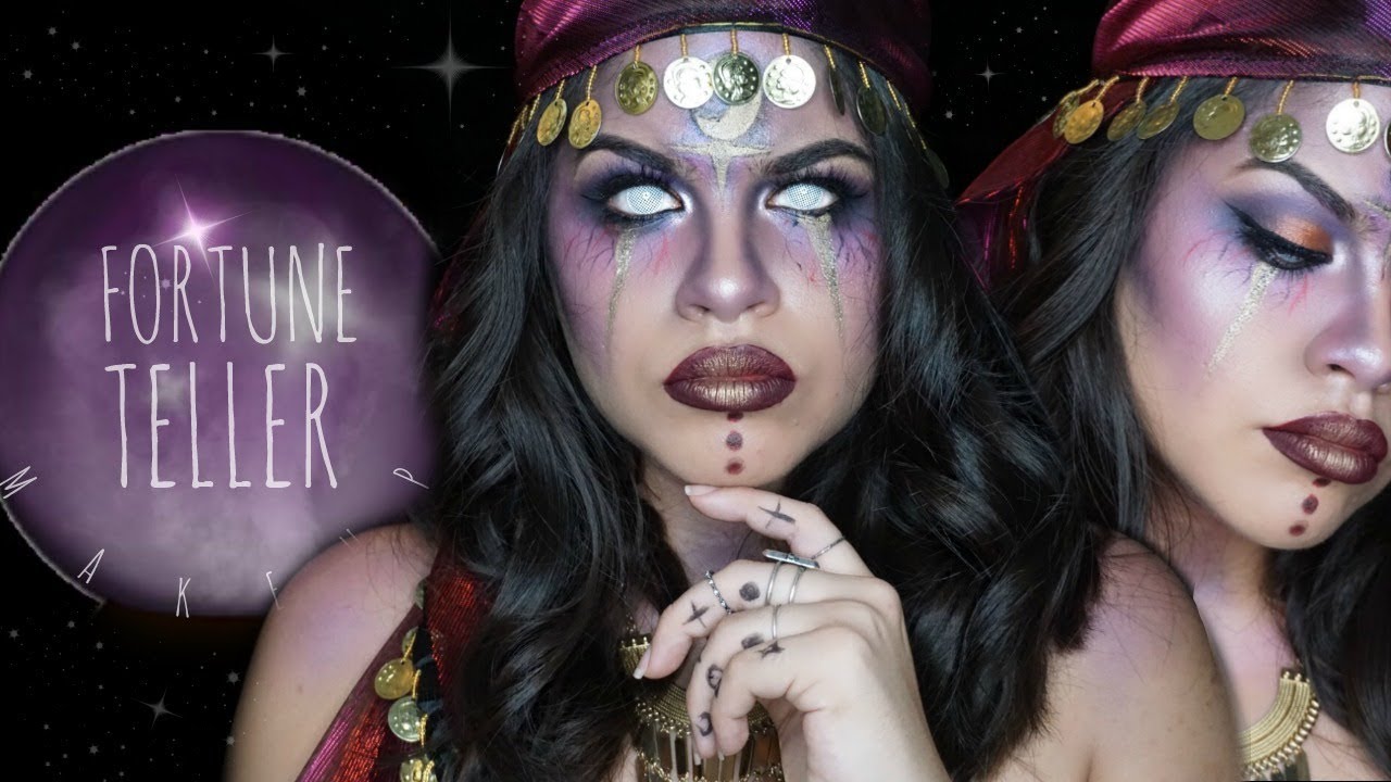 FORTUNE TELLER | Halloween Makeup 2K17 | MASKARA