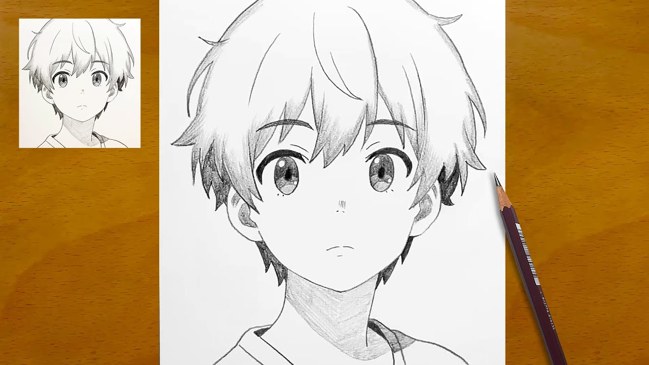 How to draw anime boy step by step || Original anime character drawing || Easy anime art