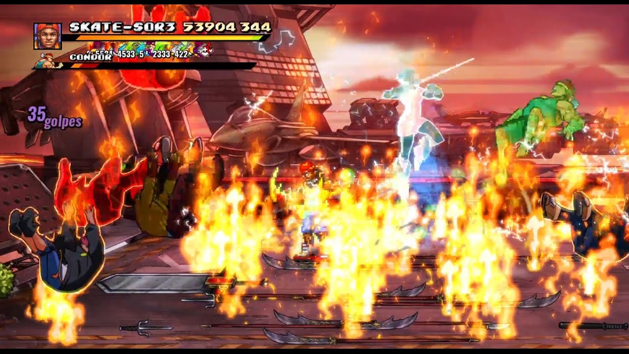 Streets Of Rage 4 - Skate SOR3 Survival Weekly 44 World Record (Level 142)