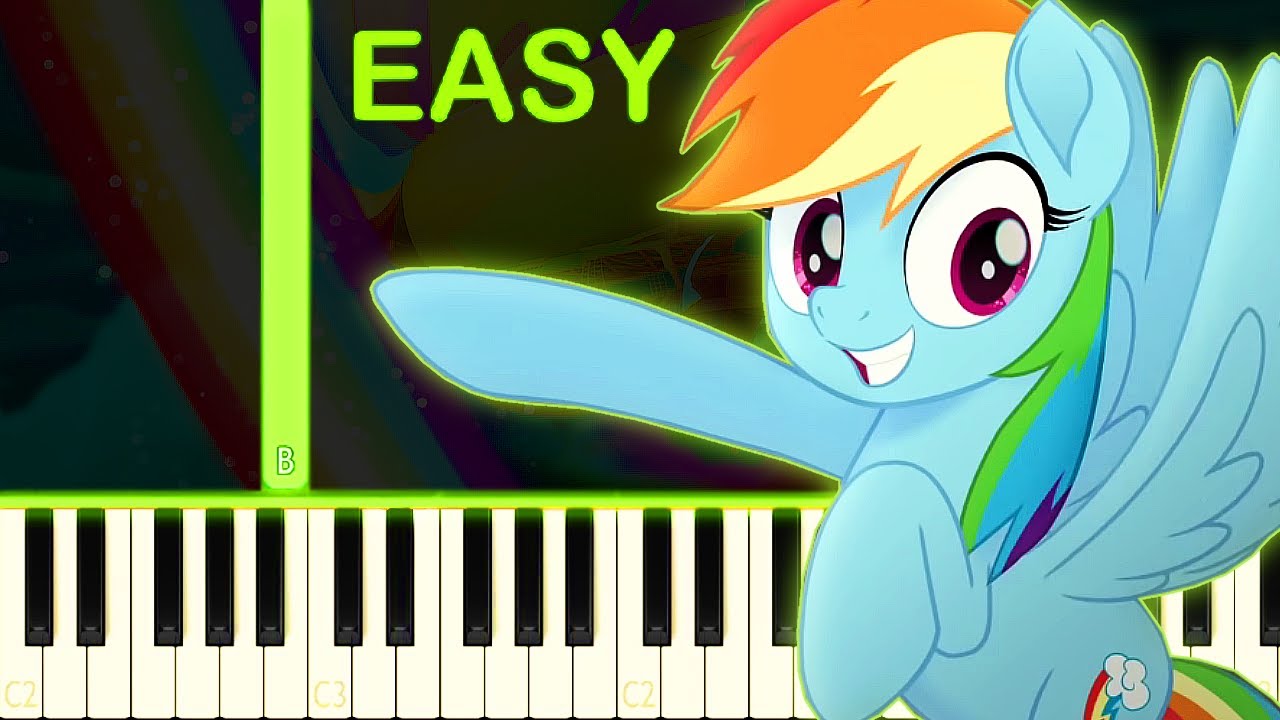 Time To Be Awesome | My Little Pony: The Movie - EASY Piano Tutorial