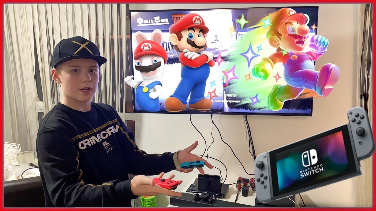 Nintendo Switch на 4K ТЕЛЕВИЗОРЕ : Покупка, распаковка и настройка