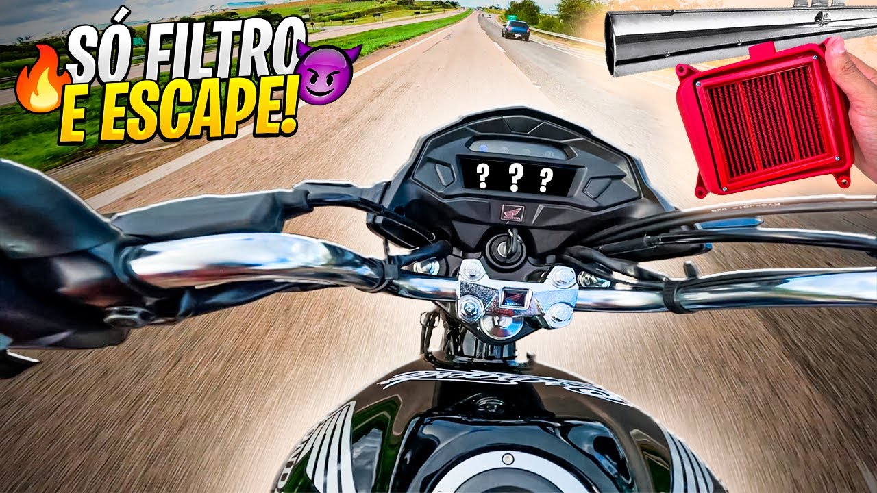 RESULTADO ESCAPE POLIMET DE LATA + FILTRO ESPORTIVO NA START 160