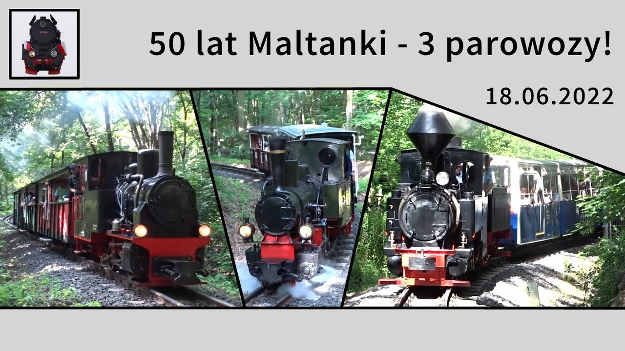 Kolejka Parkowa Maltanka świętuje 50 lat! Parowóz Graf Arnim z 1895 roku.