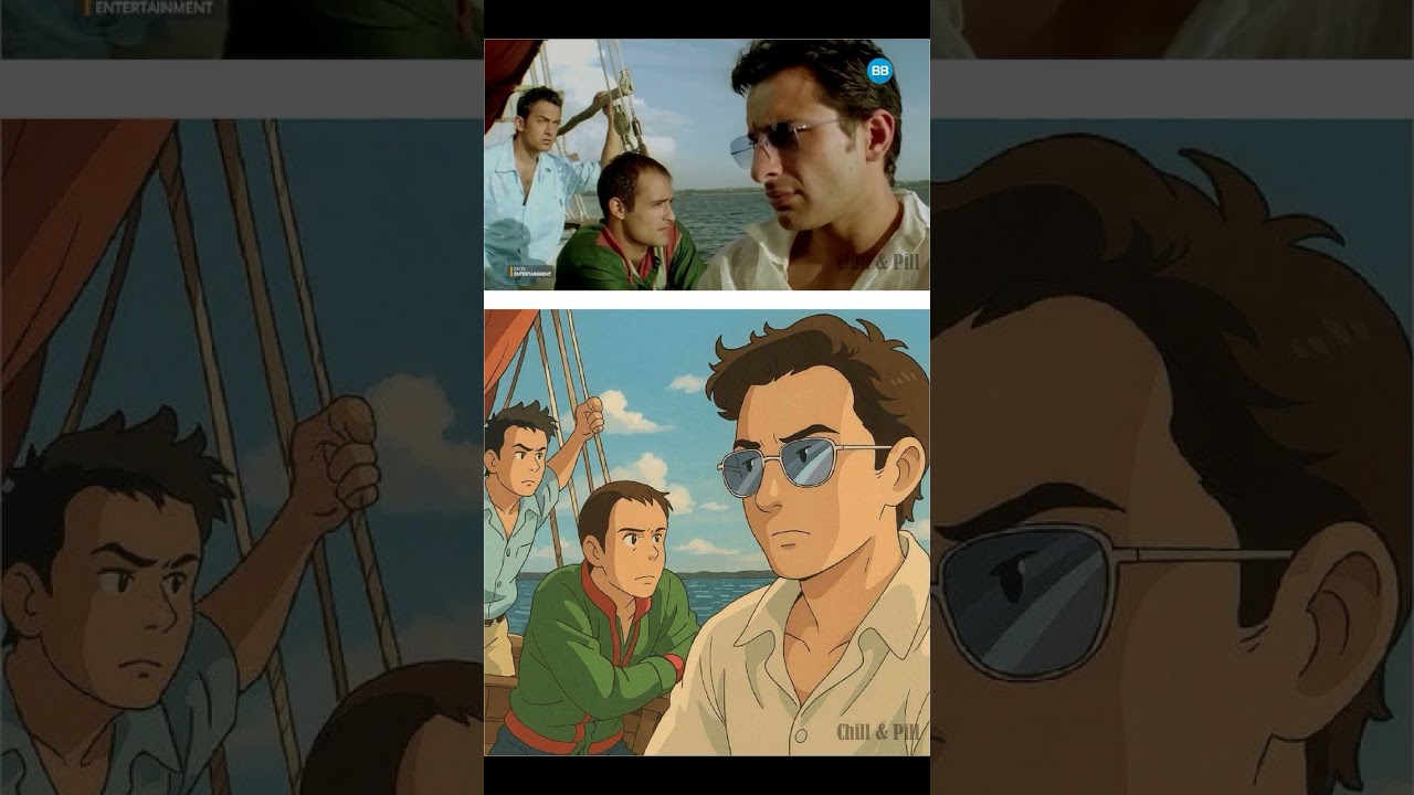 Bollywood X Anime Style😎 #memories #anime #bollywood #bollywoodstyle #SRK  #animestyle