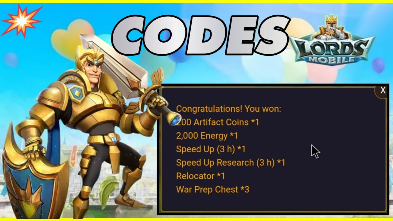 🆕 Lords Mobile Redeem Code 💥 Kode Redeem Lords Mobile 2024