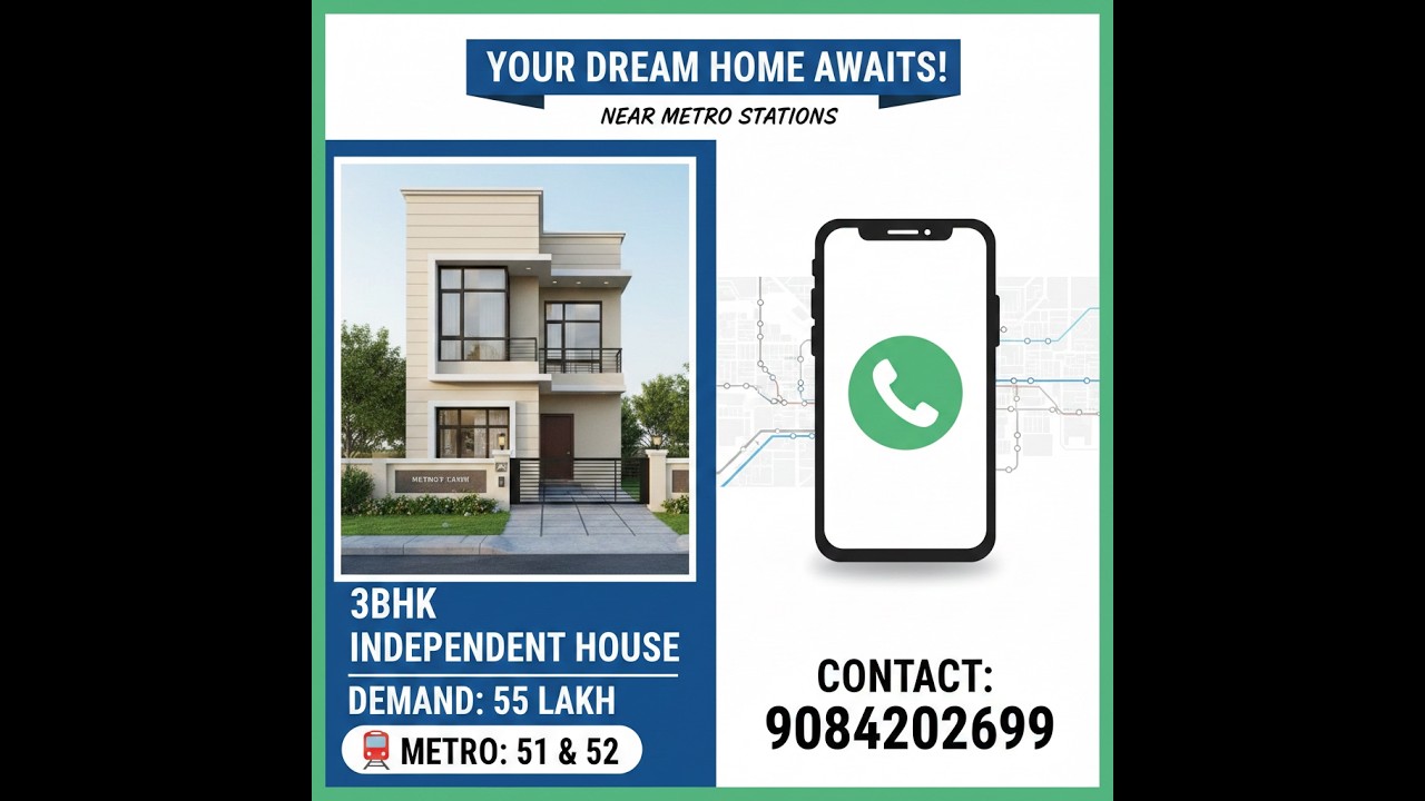 ​🏠 Stunning 3BHK Independent Flat for Sale in Noida Sector 73