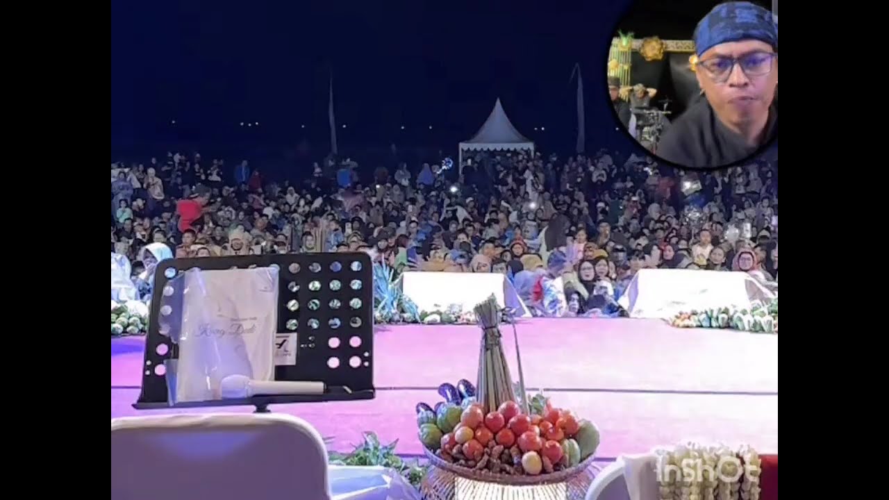 KDM live di Cidaun Cianjur malam ini - PERSIAPAN PANGGUNG