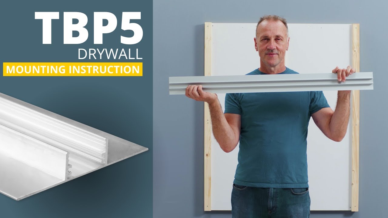 TBP5 LED Drywall Profile | installing instruction