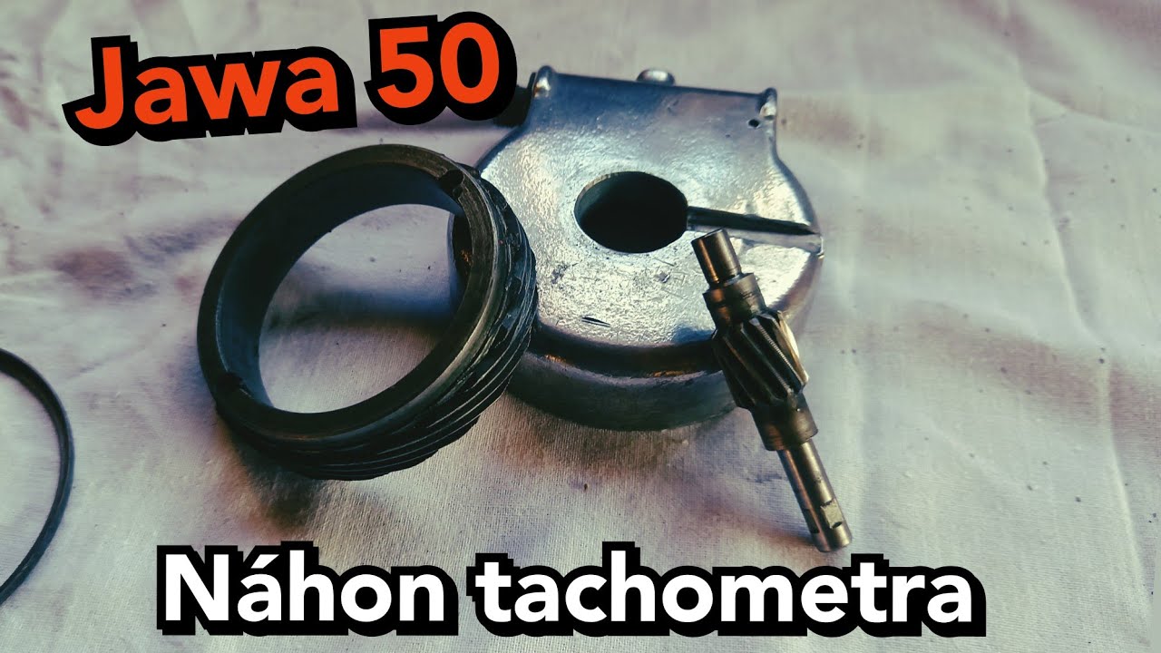 Jawa 50 pionier - náhon tachometra