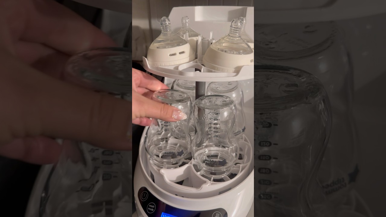 The Baby Brezza Bottle Washer Pro is a game changer! #mom #momlife #boymom