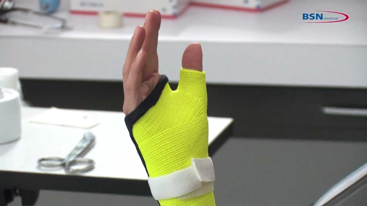 Vendaje sintético inmovilización extraíble en espiga del dedo pulgar_ES_de BSN medical.mov