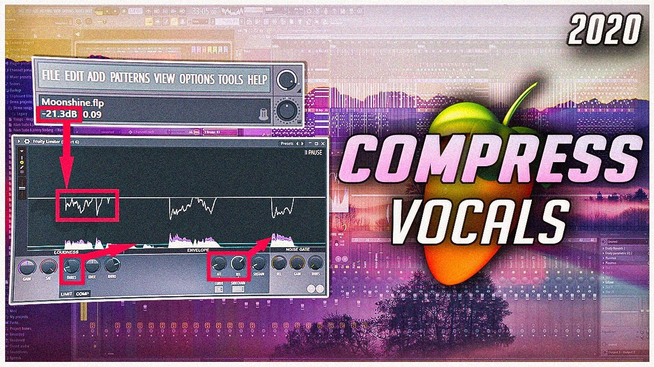 FL Studio 20 - Compressor auf Vocals