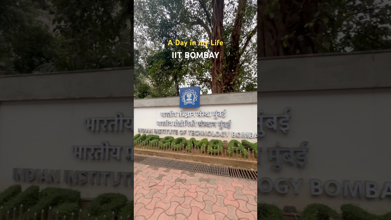 A Day In My Life Ft IIT Bombay | IITIAN LIFE | Campus | #iitbombay #iit #life