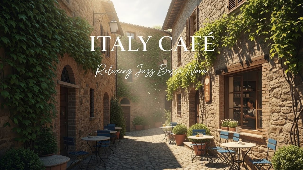 Romantic Italian Café by the Sea 🌊 Elegant Bossa Nova for Relaxing Evenings