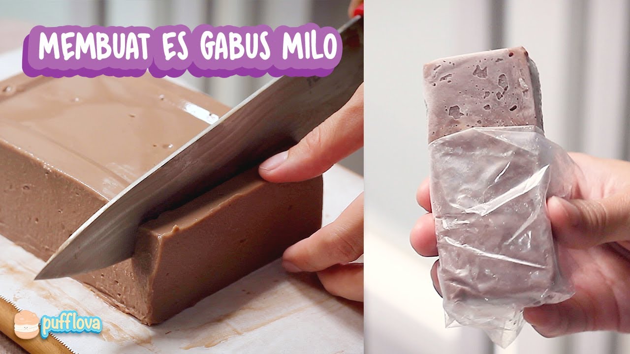 ENAK BANGET CUMA 4 BAHAN! MEMBUAT ES GABUS MILO
