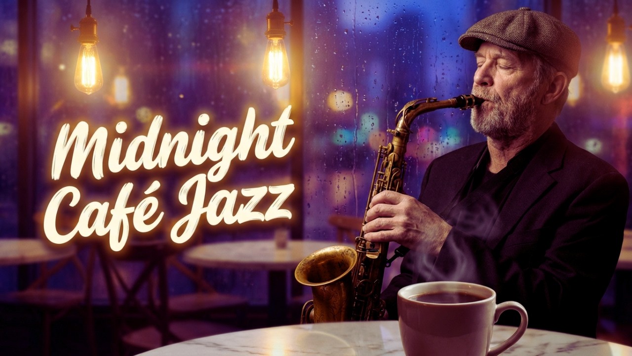 Midnight Jazz Café ☕ | Late Night Jazz | Smooth  Music