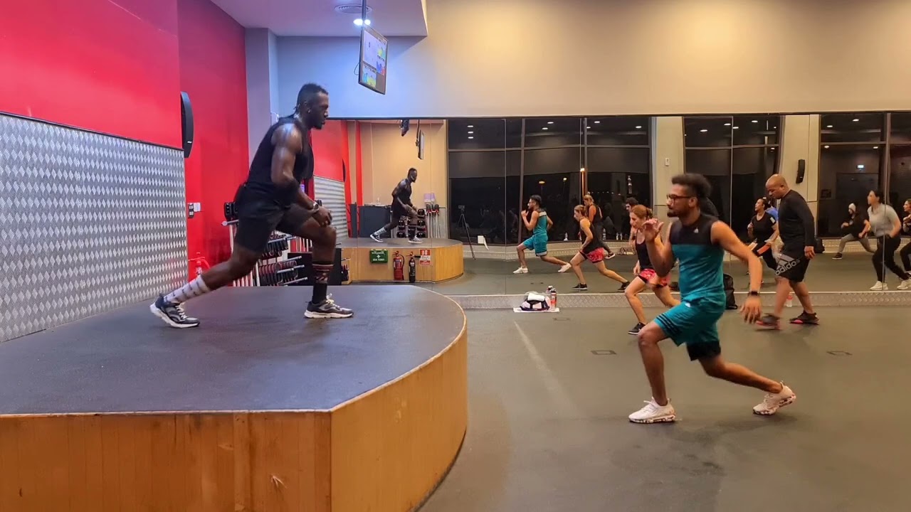 Lesmills BodyAttack Class drills..... High Intensity Cardio Based class...