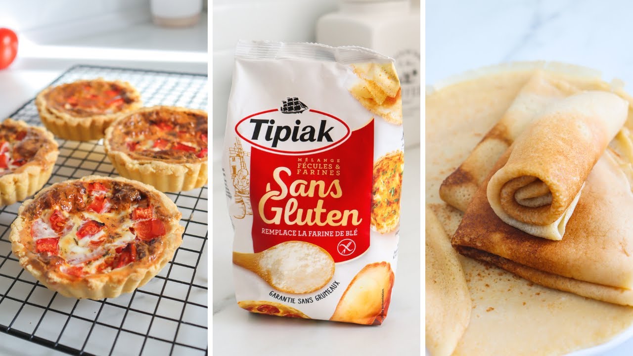 JE TESTE AVEC VOUS UN MIX DE FARINE SANS GLUTEN | Recettes quiche et crêpes sans gluten sans lactose