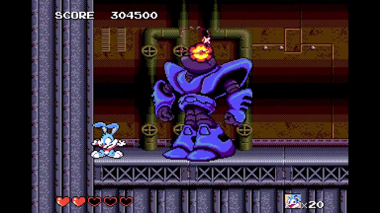 Tiny Toon Adventures Last Boss & Ending - SEGA Mega Drive Collection
