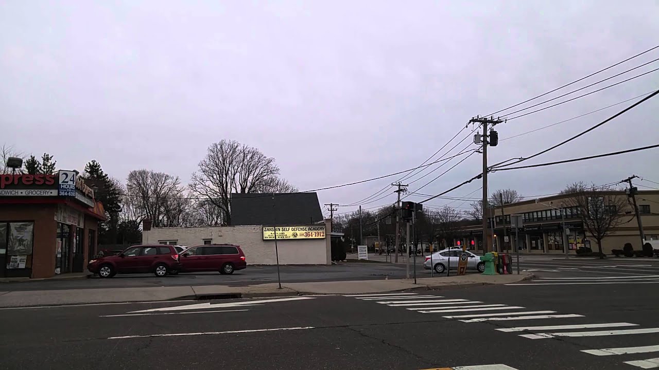 Driving by Syosset in Nassau,New York
