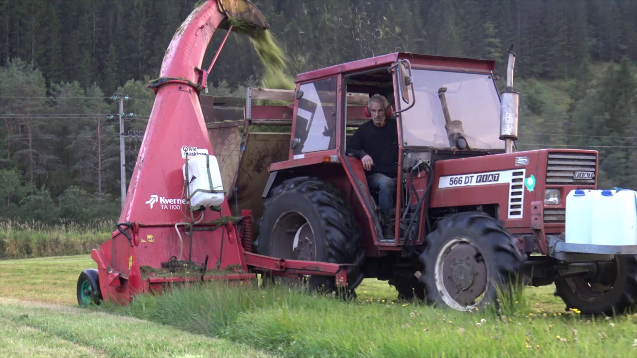 Silage harvesting with a Fiat 566 DT